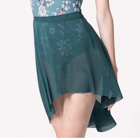 Eleve Dancewear Skirts New Eleve Dancewear Dramatic High Low Lagoon